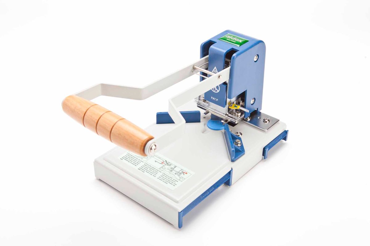 Desktop Corner Cutter 1200, three-quarter view