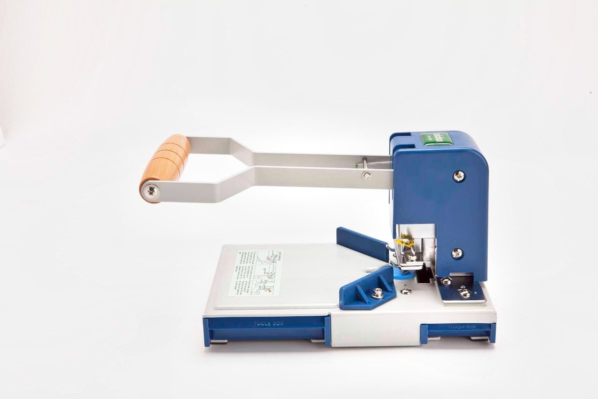 Side view, lever down