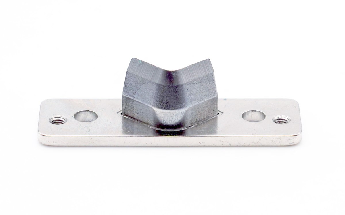 Corner Radius Die R3.5 on its two-screw mounting plate