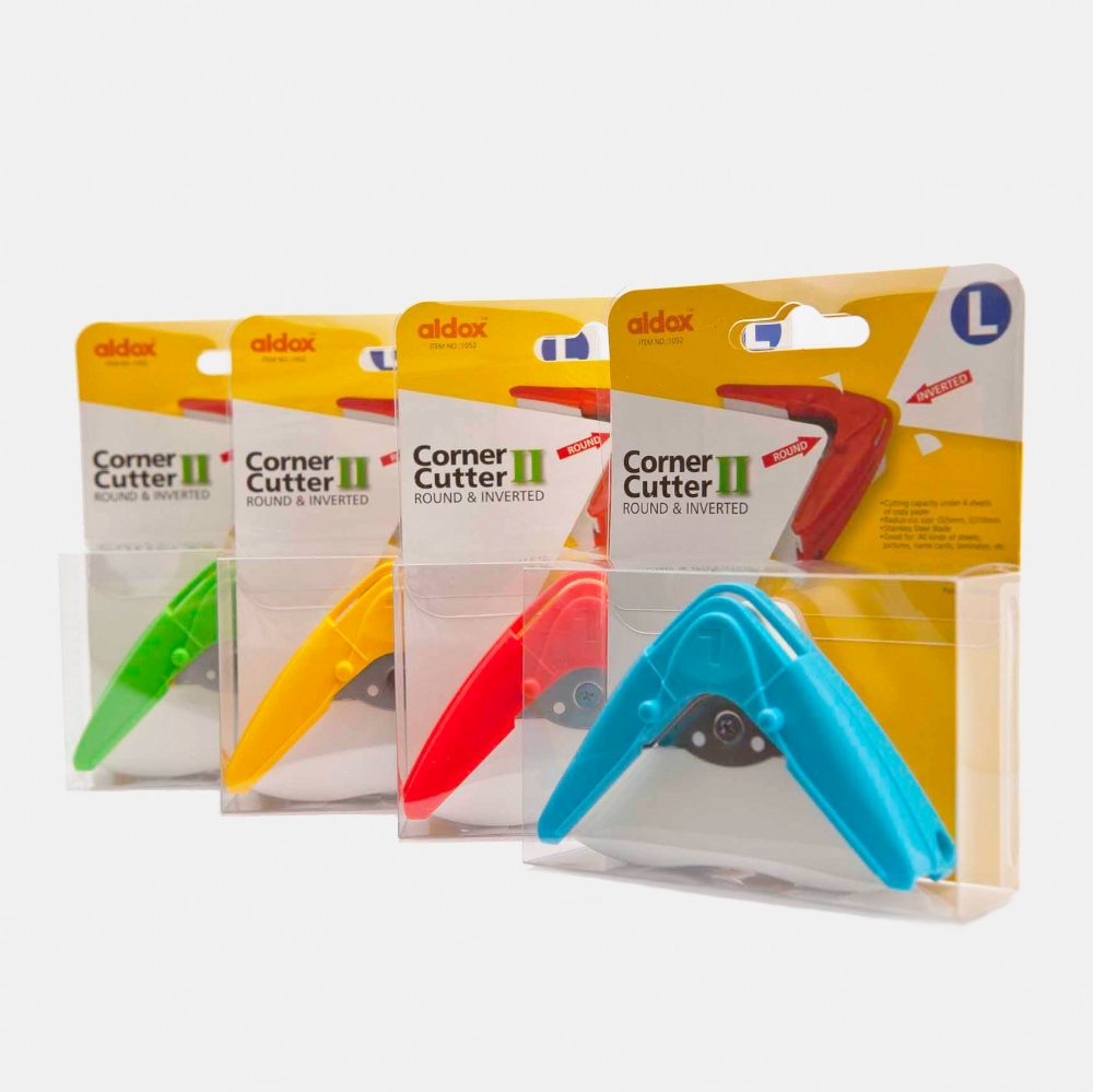 Four colours in retail packs